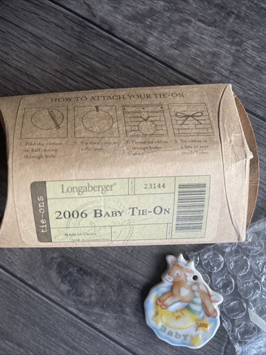 Longaberger 2006 Baby Krawatte Neu in OVP 23144 Kuh über den Mond gesprungen - Bild 3 von 5