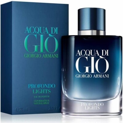 Giorgio Armani Acqua Di Gio Profondo Lights 2.5oz-75mL EDP NEW 100% Authentic