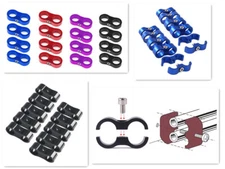 Hose Separator Clamp Fitting Connector for 6AN 8AN 10AN Braid Oil Fuel Hose Line
