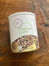 Thrive Life Seasoned Diced Beef Freeze Dried Family Can #10 Emergency Food