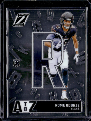2024 Panini Zenith #18 Rome Odunze Rookie A to Z Insert 