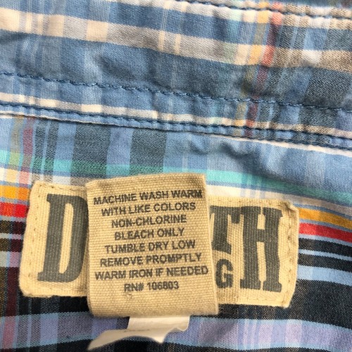 Duluth Trading kurzärmliges geknöpftes Herrenhemd Oberteil Größe XL X-Large kariert M024 -12 - Bild 6 von 13