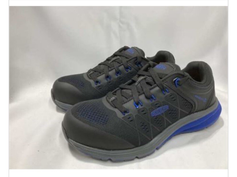 NUOVA SNEAKER DA LAVORO KEEN UTILITY DONNA US 8 M VISTA ENERGY PUNTA CARBONIO BLU NERO