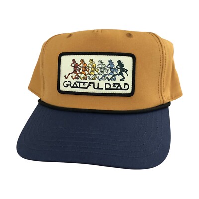 Grateful Dead Patch Snapback Hat Cap Licensed Dancing Skeletons New 2025