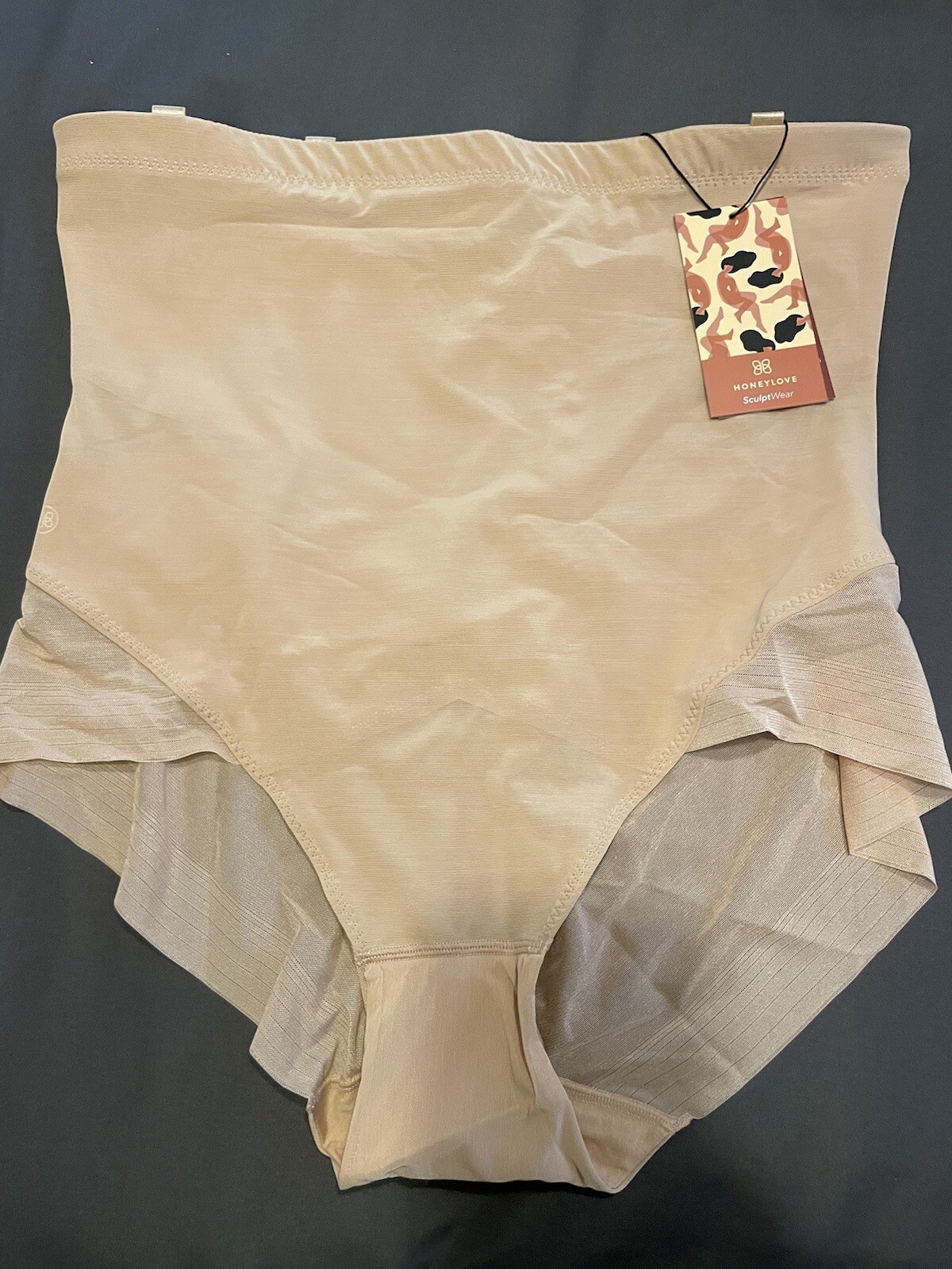 NWT Honeylove SuperPower Brief Womens Size XL Beige Sand eBay