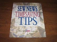 SEW NEWS TIMESAVING TIPS From "Sewing with Nancy" Series 1996 HC