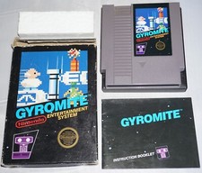 Gyromite Hangtab No Code Nintendo NES Complete in Box CIB 2