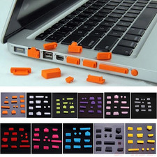 16pcs Universal Silicone Laptop Port Dust Cover Plug Set