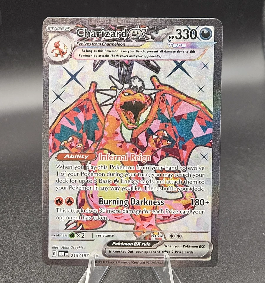 Charizard ex 125/108 Sv3: Ruler of the Black Flame for sale | eBay