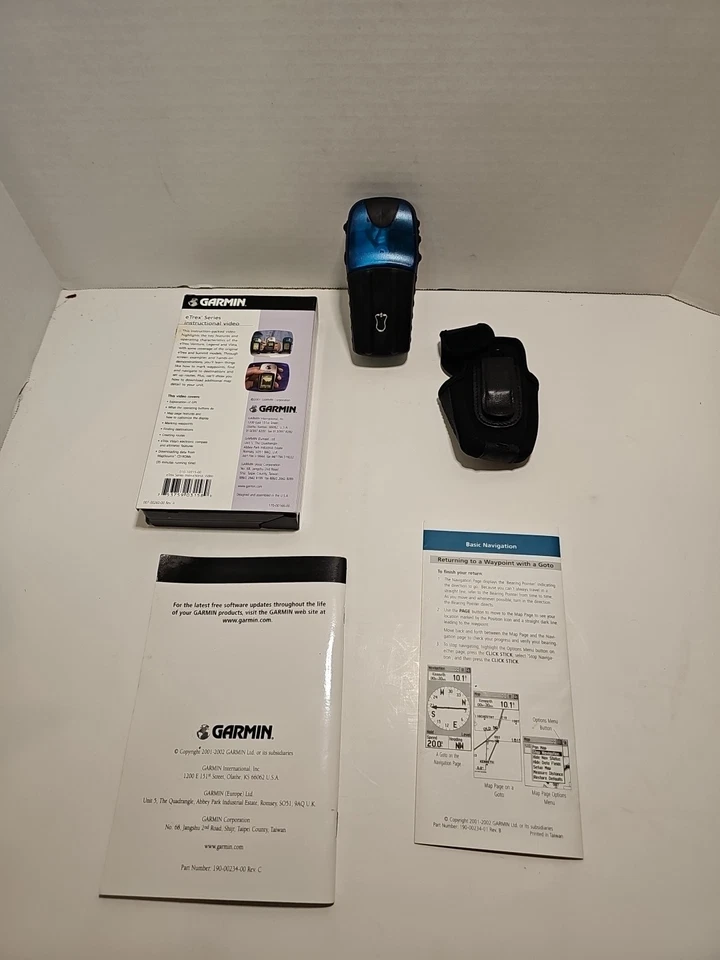 Garmin eTrex Legend Handheld GPS Bundle W Case, Paperwork & VHS Tested & Working - Image 2 of 3