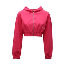 3081AU women's sweatshirt HINNOMINATE woman crop full zip sweatshirt