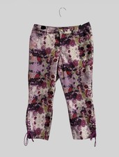 Nine West Floral Skinny Capri Jeans Womens 12...