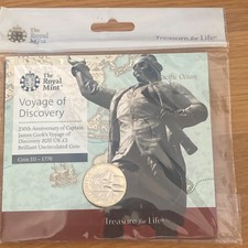 2020 Royal Mint Captain Cook £2 Two Pound Coin Pack Sealed Uncirculated