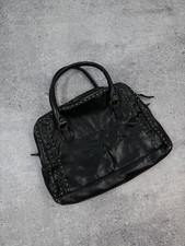 Borsa a tracolla vintage rara anni 00 Airstep AS98 in pelle con borchie Y2K