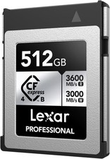 Image of Lexar CFexpress 4.0 Type B 512GB Memory Card, up to 3600MB/s Read (Brand New)