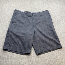 Callaway Shorts Mens 34x9" Flat Front Moisture Wicking Blue Performance Stretch