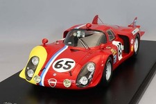 Spark Alfa Romeo T33 2 1996cc V8 Team Vds Racing N 65 24h Le Mans 1968 S.trosch K.von Wendt Con Vetrina With Showcase Special Box 1:18 18S513