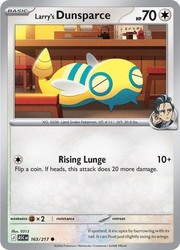 Larry's Dunsparce 163/217 Ascended Heroes