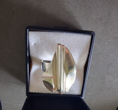 Vintage Ring Lapponia Silber Björn Weckström sign.  L8   ( 1988)