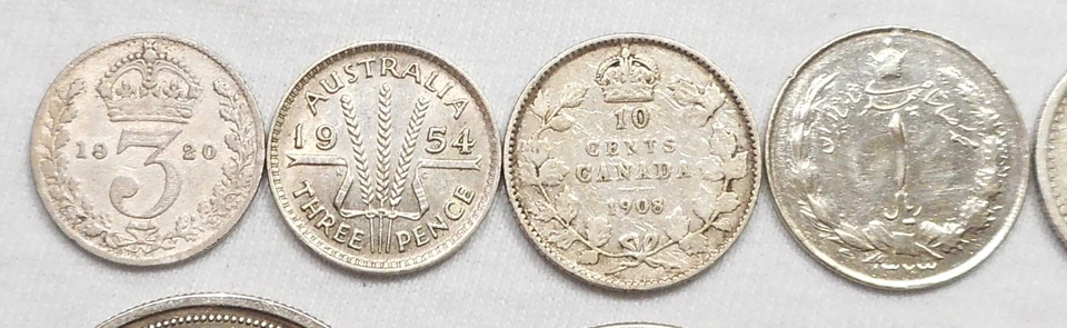 Lot Of 12 World Silver Coins - Image 2 of 4