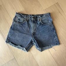 Vintage Levi s 550 Denim Blue Jean Cutoff Shorts 5 Inseam Women s 30