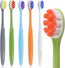 Extra Soft Toothbrushes for Adults, with 20000 Micro Nano Bristles, for