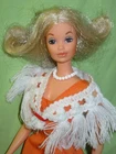 RARE Barbie VINTAGE 1976 Steffie Face DELUXE Quick Curl PJ Blonde DOLL in Outfit