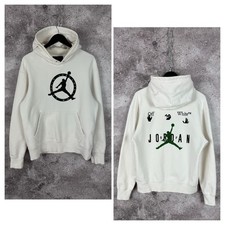 Nike Air Jordan x Off White Mens Hoodie Sail White Size S DM0059 054