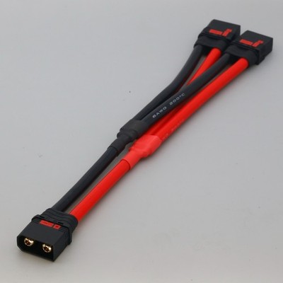 Keeps Voltage 1 Male to 2 Female QS8 Parallel Harness Battery Wires 6AWG 10+15cm