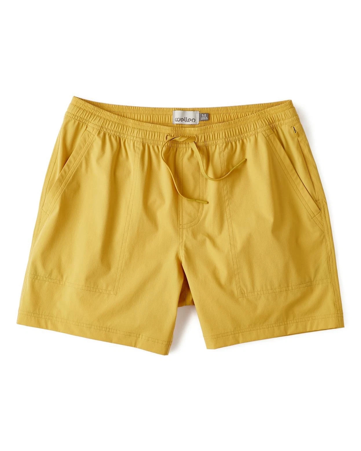 Wellen Ripstop Stretch Everyday Hybrid Mens Shorts Huckberry Yellow Utility Med