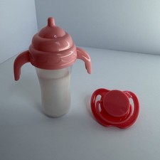 Magic Disappearing Milk Baby Doll Bottle And Doll Pacifier, Set of 2 Prop Toy