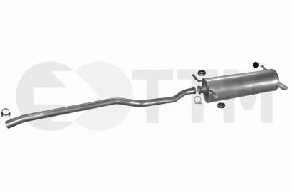 Silencieux Citroën Xantia 1.8 berline pour modèles de 1995 à 2002
