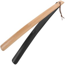 2 Pcs Shoe Horn for Disabled Auxiliary Lifter Shoehorns Seniors Long Reach