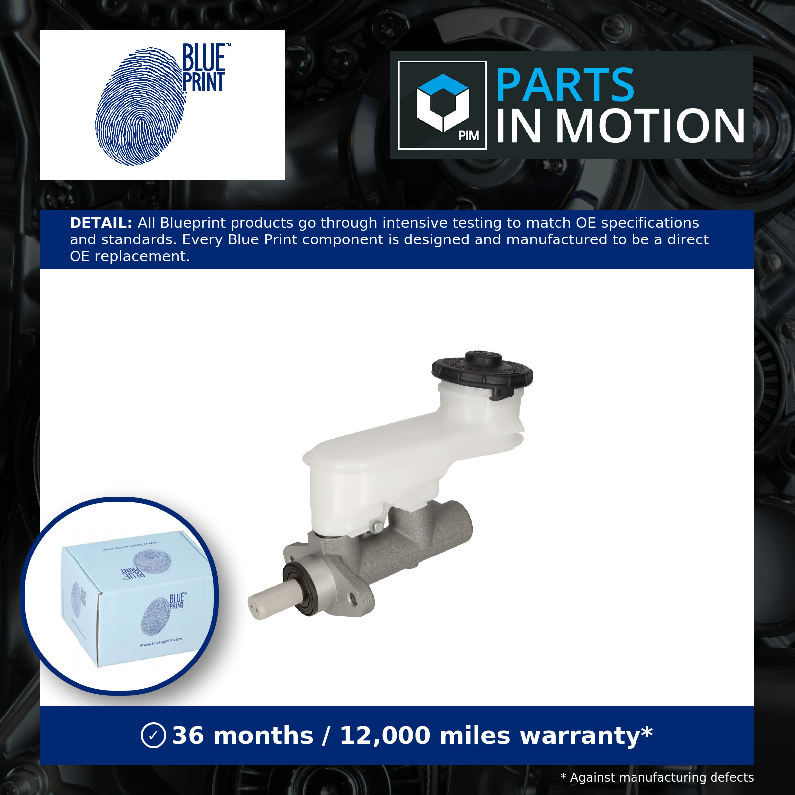 Brake Master Cylinder ADH25121 Blue Print 46100SCAE51 46100SCAE52 46100S9A003
