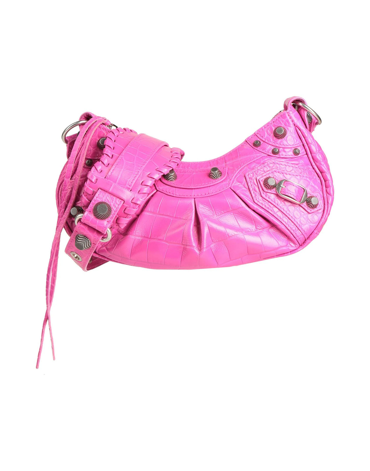 Balenciaga - Women - Leather Hobo bag - Fuchsia 351790₽