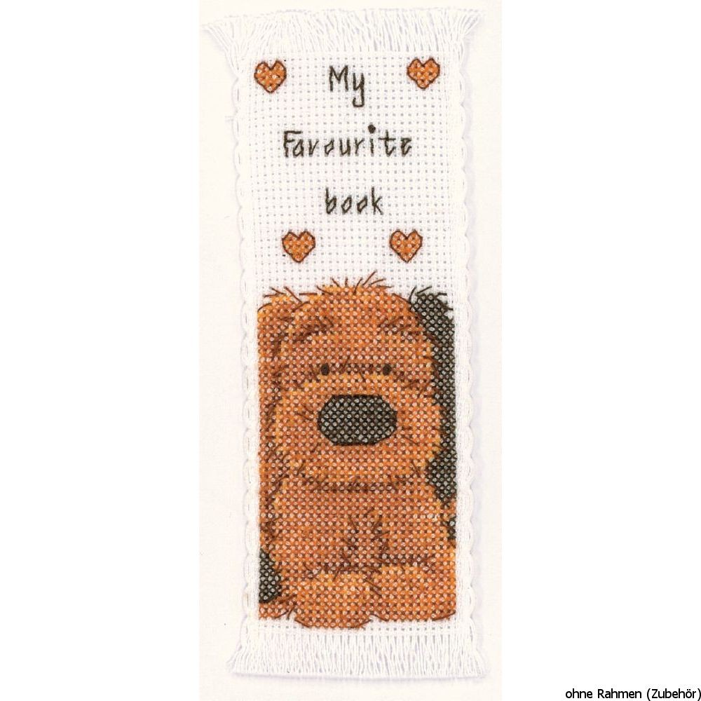 Vervaco Bookmark Biscuit Counted Cross Stitch, Multi-Colour - Image 2