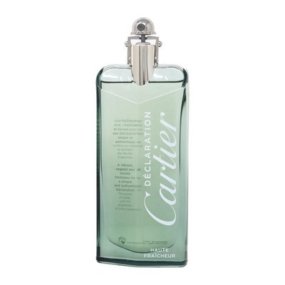 Cartier Declaration Haute Fraicheur Eau de Toilette Unisex Tester Spray 3.4 oz