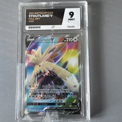 Stoutland V 157 ACE graded card