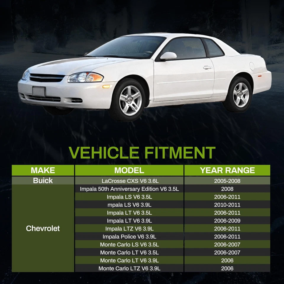 Radiator Compatible with 2006-2007 Chevrolet Monte Carlo 2006-2011 Impala 200... - Изображение 2 из 4