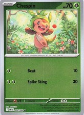 Chespin - Pokemon Reverse Holo Common 2026 Chaos Rising 005/086 NM