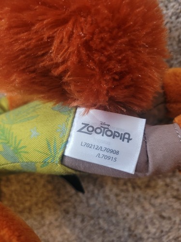 Nick Wilde soft toy Zootopia Zootropolis film the red fox cuddly plush disney... - Bild 5 von 5