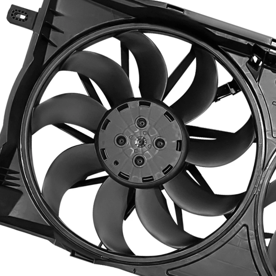 Fit 22-25 Ford Bronco Ranger 3.0L Radiator Cooling Fan Cool Condenser Assembly - Image 2 of 4