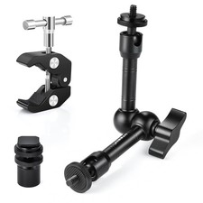 9 Inch Magic Arm Super Clamp 360 Ball Heads Black Camera Articulating