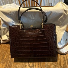 Manon 1950 Vintage Alligator bag with accessories beautiful bag