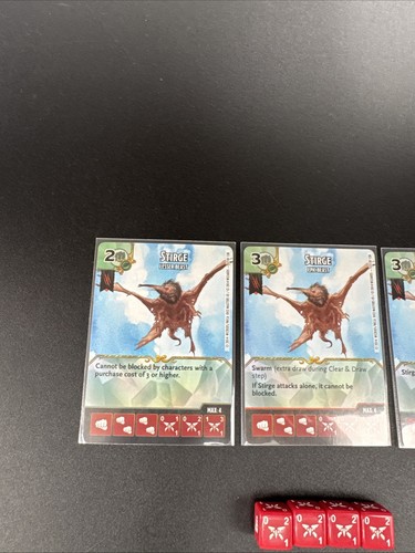 STIRGE Super Rare CU SR 4 Dice D&D Battle For Faerun Set Dice Masters - Picture 3 of 4