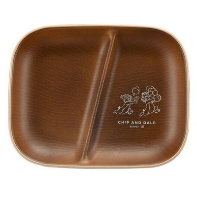 Disney Store Japan Teller Chip & Dale natürliche Holzmaserung Design Länge...