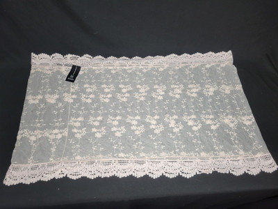 INC International Concepts Floral Lace Scarf Infinity Loop Cowl Blush Pink *READ