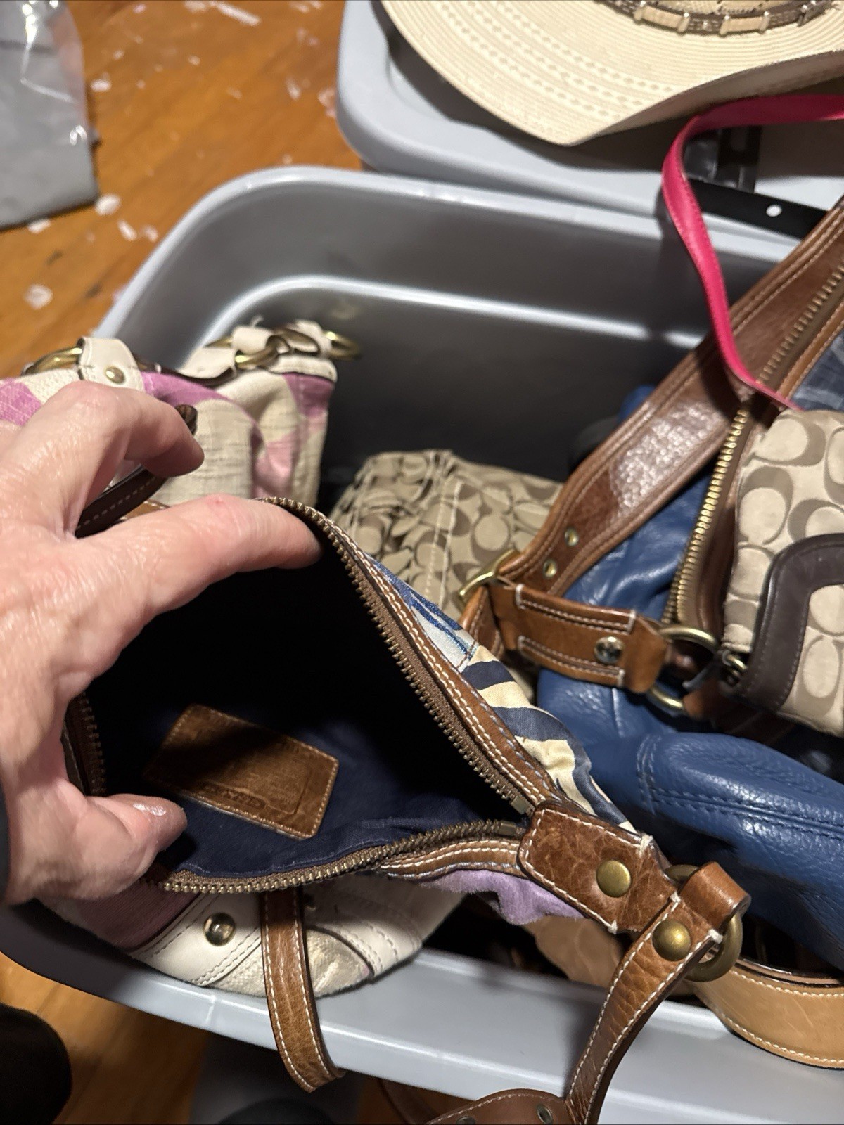 Coach Denim Patchwork - image 3