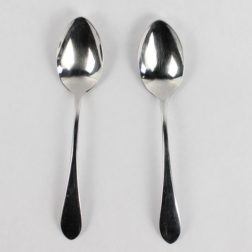 Lot De 2 Gorham Meredith II Acier Inoxydable 7 " Soupe Cuillères - Photo 1 sur 5