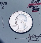 1938-P  GEM AU+++  KEY DATE!  U.S. WASHINGTON QUARTER.